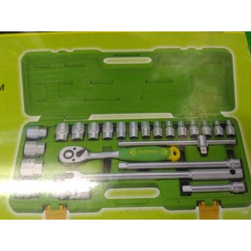 ✅New Kunci Sok Hand Socket Set Tekiro 24 Pcs Murah Lengkap 8 - 32 Mm Bisa Sameday