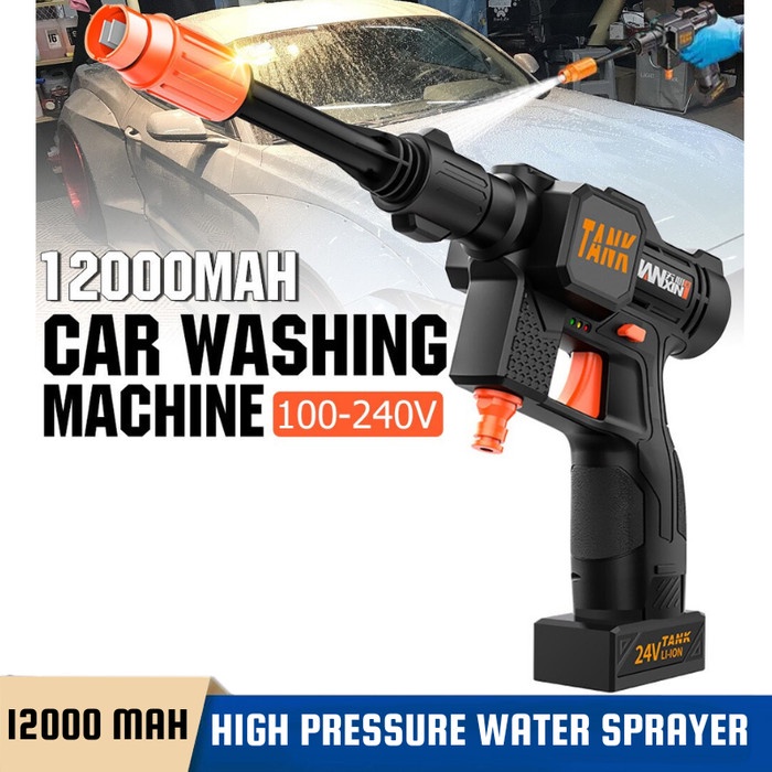 ✅Baru Semprotan Air Cuci Mobil Steam Water Sprayer Cordless High Pressure Terbatas