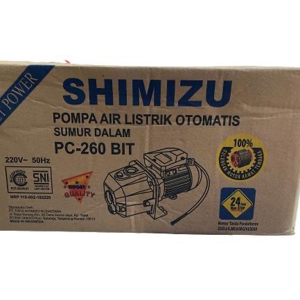 [Original] Pompa Air Jet Pump Shimizu 30 Meter 250 Watt Pc 260 Bit Terbatas