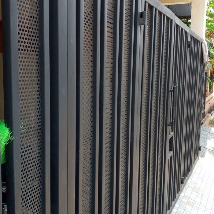 [Ori] Pagar Lipat Motif Plat Lobang Bisa Gojek