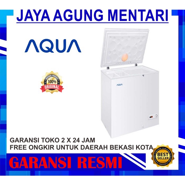 [New Ori] Chest Freezer Aqua Aqf-150Fr / Freezer Box Aqua Aqf 150 Fr / 150 Liter Bisa Sameday