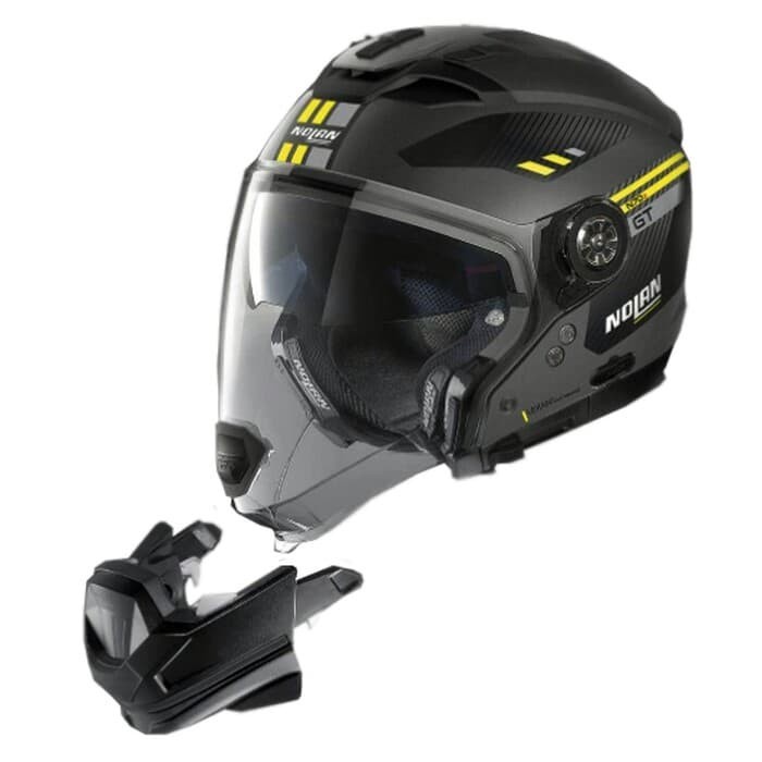 [New Ori] Nolan N70.2 Gt Bellavista. - Flat Lava Grey Grey Yellow . 020 Berkualitas