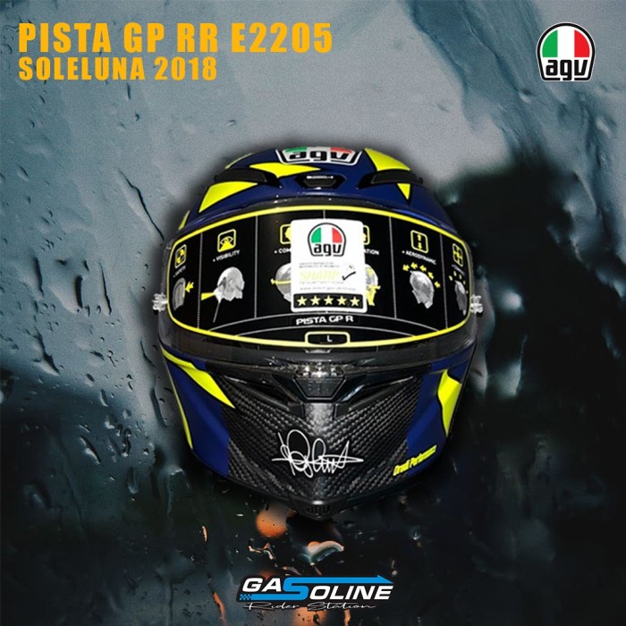 [New Ori] Agv Pista Gpr Soleluna 2018 Terbatas