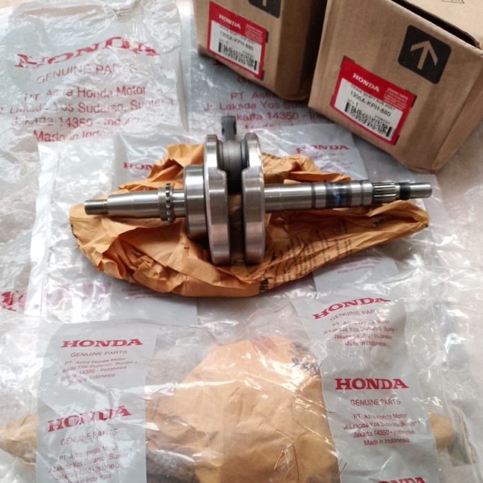 [Baru] Kruk As Crankshaft Assy Honda Karisma Kirana Supra X 125 Original Ahm Limited
