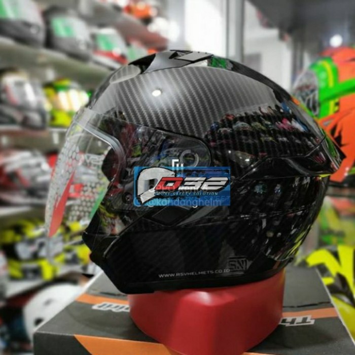 [New Ori] Helm Half Face Rsv Sv300 Carbon M Berkualitas