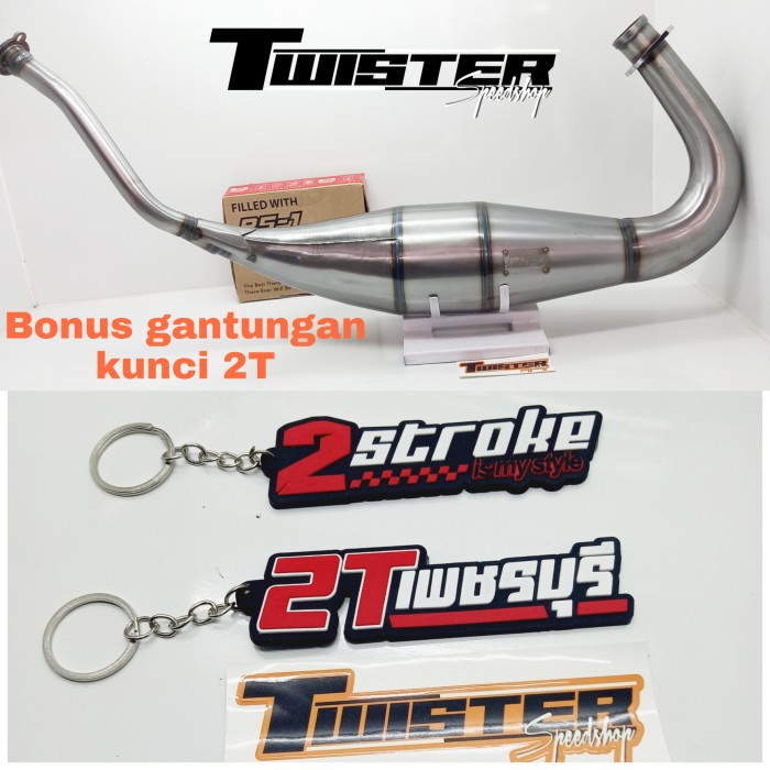perut chamber knalpot RS1 Ninja R/RR kompetisi perut 41 RS1 original