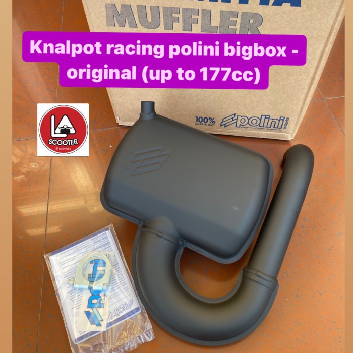 NEW KNALPOT RACING POLINI BIGBOX - ORIGINAL ORIGINAL TERBARU