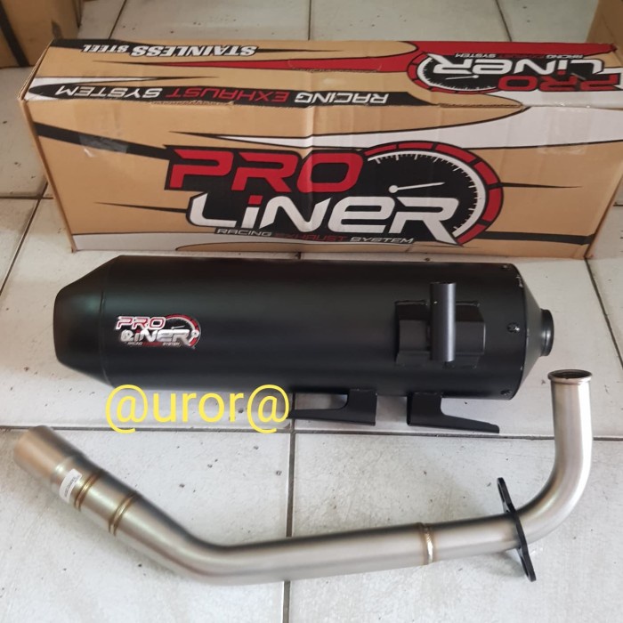NEW KNALPOT PROLINER STANDAR RACING SR NEO SILENT - AEROX 155 / LEXI ORIGINAL TERBARU