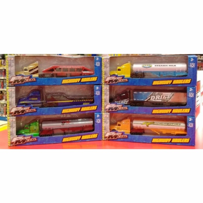 MUST HAVE SALE MAINAN: MAISTO FRESH METAL HIGHWAY HAULERS TERLARIS