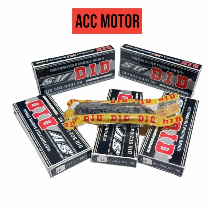 Rantai Keteng Kamprat Honda Tiger 4 Lapis 102 mata DID SCZ0407SV best