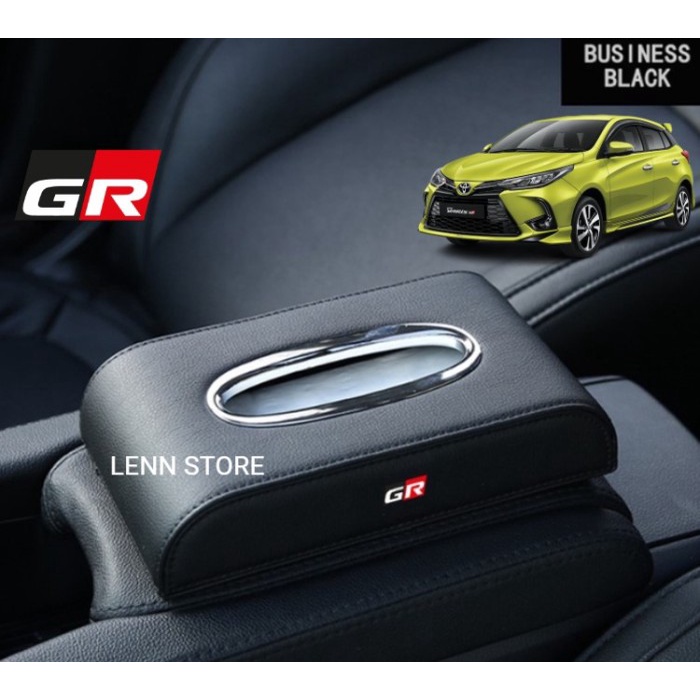 Kotak Box Tisu Mobil GR SPORT Toyota Fortuner Rush Raize Agya Avanza star