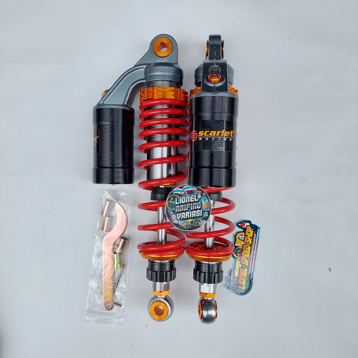 Shockbreaker scarlet double 320mm tabung fungsi kharisma rx king supra murmer