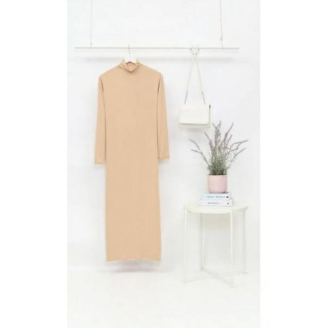 Inner Dress Span Lengan Panjang Premium Gamis Inner Manset Lengan Panj