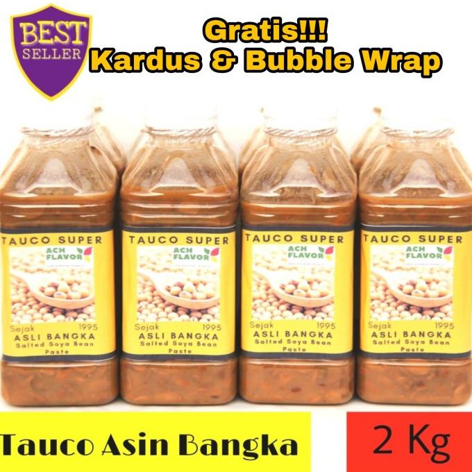 

Tauco Asin Berat 2kg Asli Bangka ( 8 Botol )