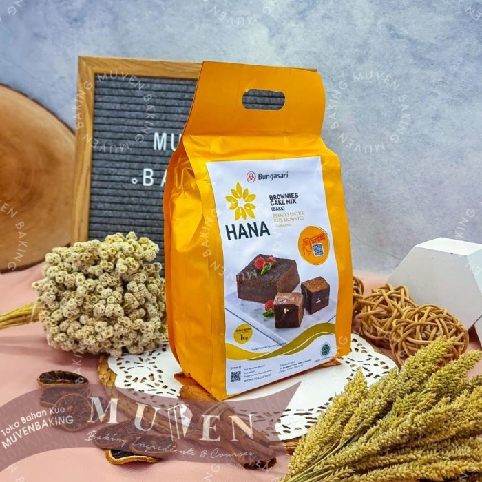 

BUNGASARI TEPUNG BROWNIES CAKE MIX 1 KG / PREMIX BROWNIE BROWNIS