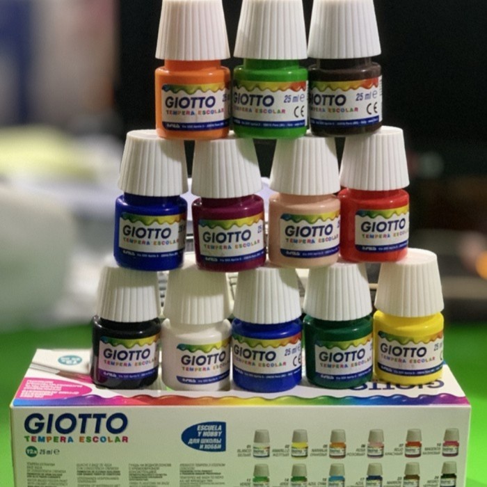 

Promo Giotto Tempera Escolar 25Ml Set 12/Cat Poster Giotto
