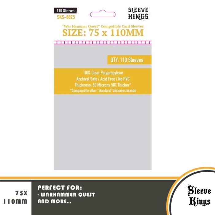 Sleeve Kings Card Sleeve 75x110