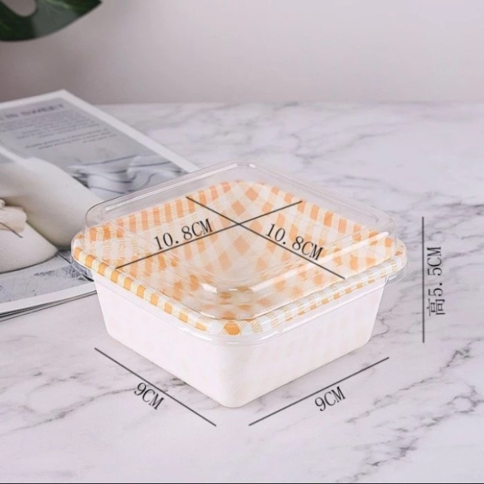 Korean Box Mika Cake/Korean Bento Cake/Dessert Box/Puding Isi 10pcs