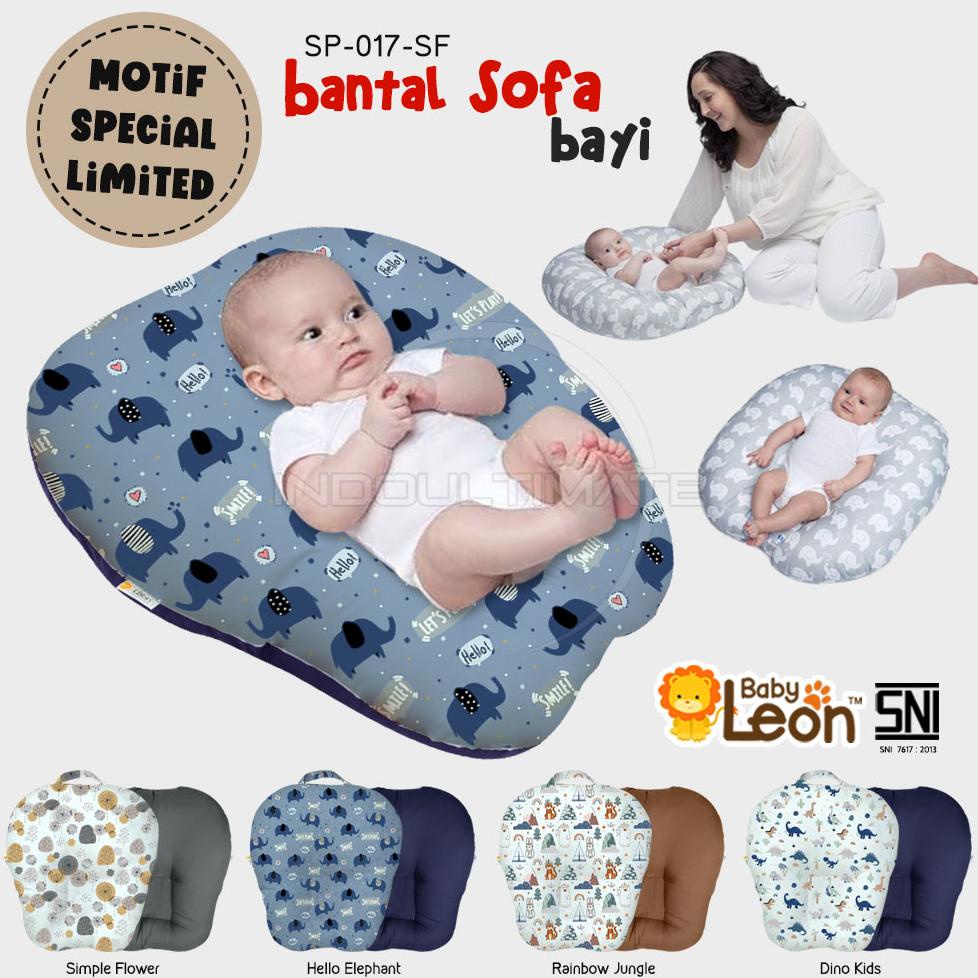Baby Leon - Bantal Sofa Bayi Newborn Bantal Sofa Duduk Bayi Tempat Tidur bayi Kasur Tidur Bayi Baru 