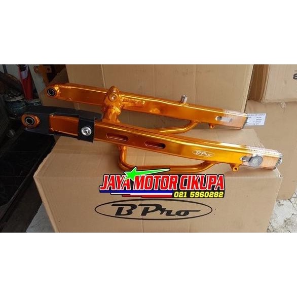 Swing arm Sasis Bpro Yamaha MX KING 150 warna gold