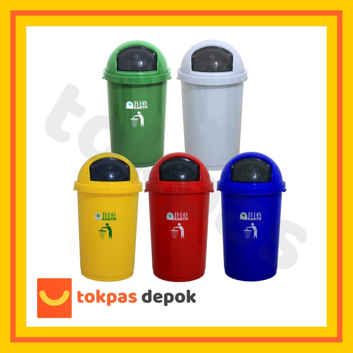 Tempat Sampah Besar Bio 50 Liter Green Leaf 2150