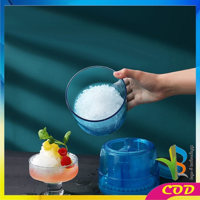 Promo Rb-C647 Alat Serut Es Batu Putar Manual Ice Shaver Mini Portabel