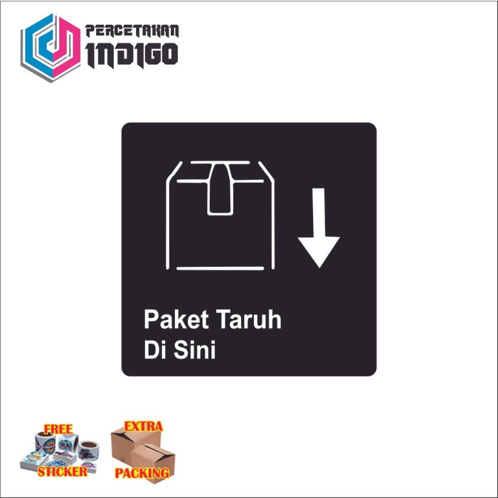 

Grosir sign akrilik acrylic paket taruh di sini Keren
