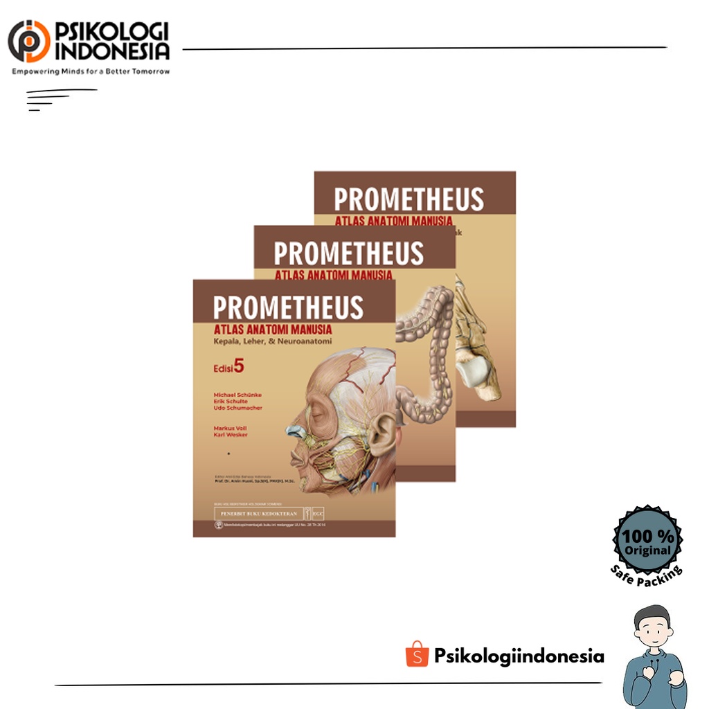 Prometheus Atlas Anatomi Manusia, Ed. 5 (SET)