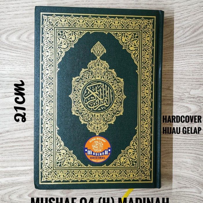 

sale Mushaf Madinah Hijau Ukuran 21x14 cm Termurah