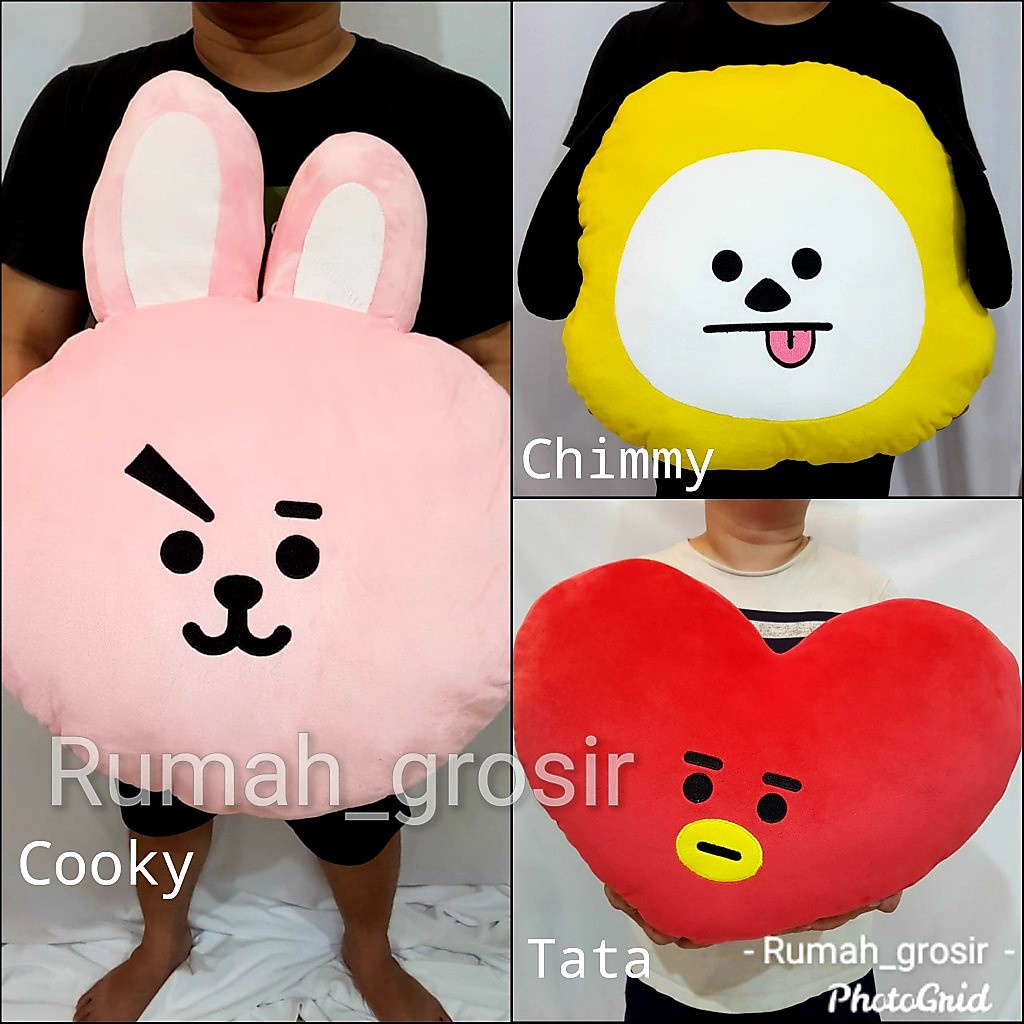Bantal Boneka Cooky Chimmy Shooky Tata Rj Koya Ukuran Besar