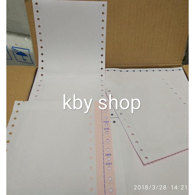 

KERTAS WARTEL ISI FULL 2 PLY CONT FORM 9 1/2 : 2 X 11 : 2 RESI POS