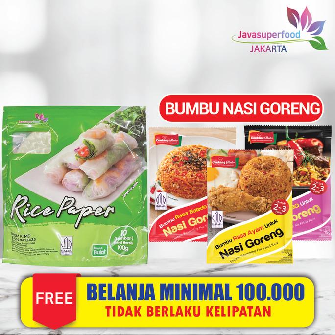 

[BELI 3 GRATIS 1] Rice Paper / Kulit Lumpia Vietnam BANH TRANG 500g