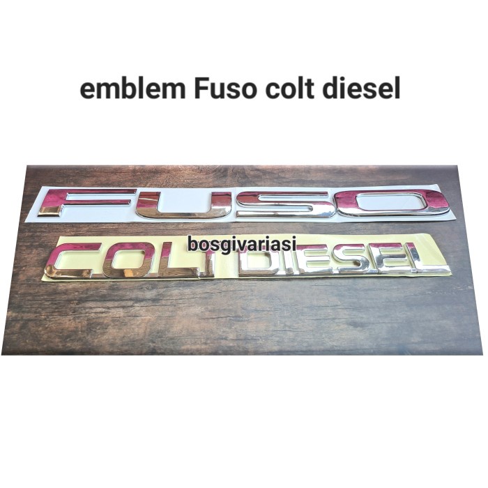 Cod Emblem Logo Fuso Colt Diesel Canter Mitsubishi / Emblem Fuso Kode Ema349