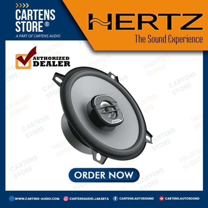 Promo Speaker Hertz Coaxial X 130 By Cartens-Store.Com Terbaru