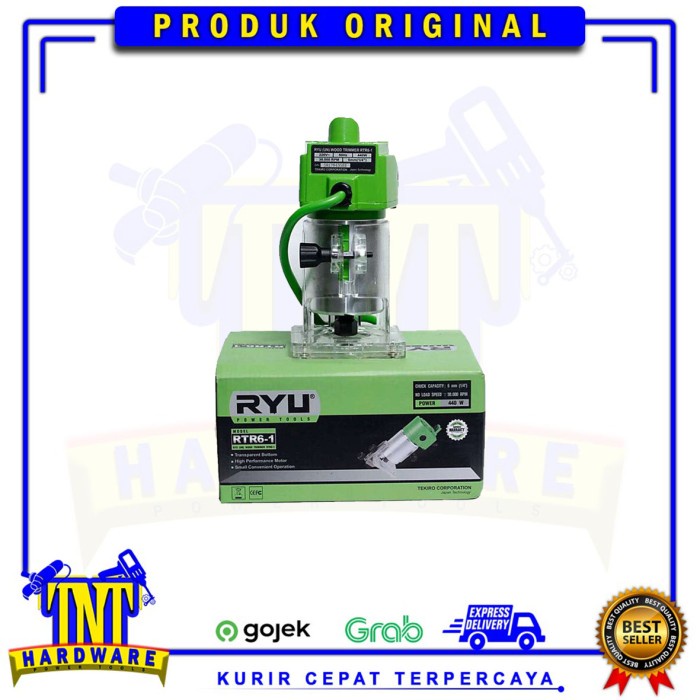 PAKET TUKANG KAYU KOMPLIT RYU PLANER/CIRCULAR SAW/JIG SAW/TRIMMER -Lulas G