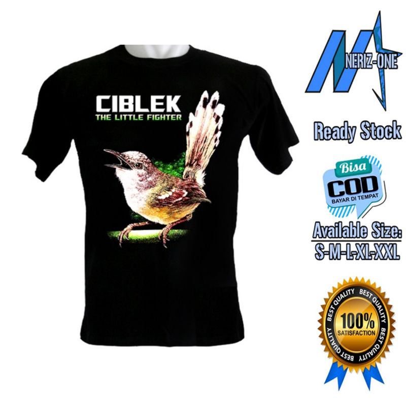 KAOS DISTRO BURUNG CIBLEK DRAWING THE LITLE FIGHTER ~ BAHAN KATUN
