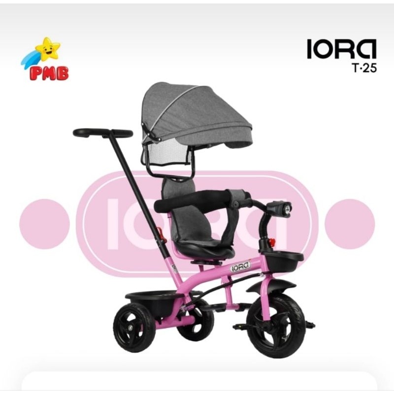 Stroller Sepeda Anak Roda Tiga Pmb Iora T10 T25 T23 Tricycle T-10 T-23 T 10 T 23