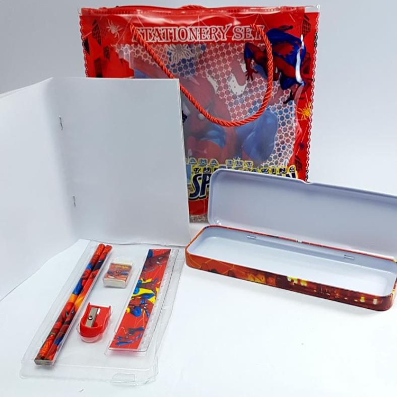 

Cod Study Set / Paket Alat Tulis Set Spiderman 8805 Original