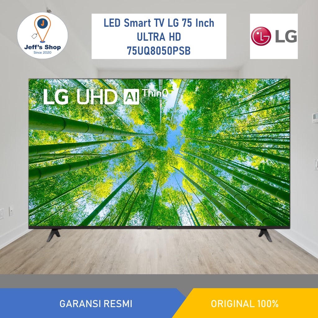 LG LED Smart TV 75 Inch 4K UHD 75UQ8050PSB