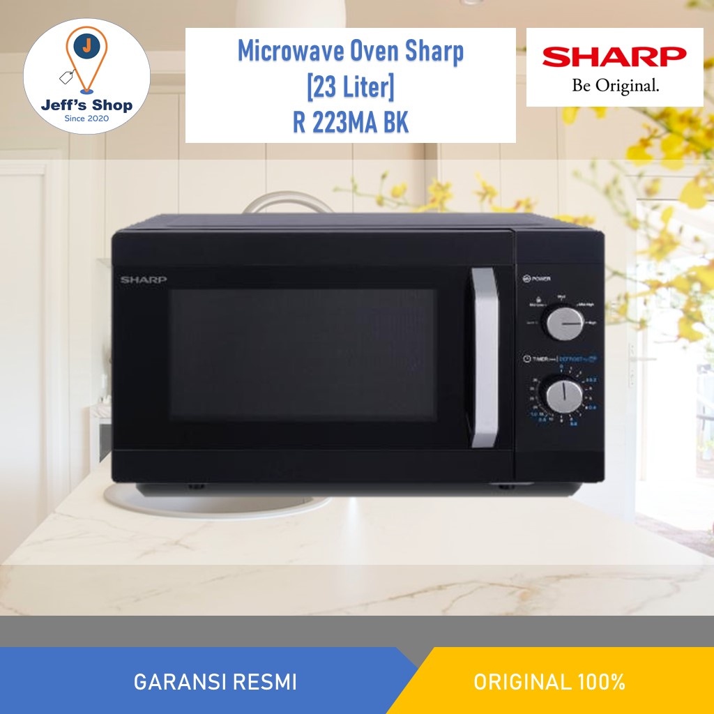 Sharp Microwave Oven [23 Liter] R 223MA BK