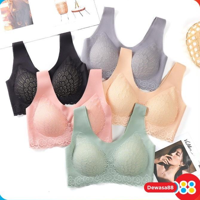 [4.0] PREMIUM SEAMLESS BRA LATEX THAILAND - ANTI KENDOR - TANPA KAWAT