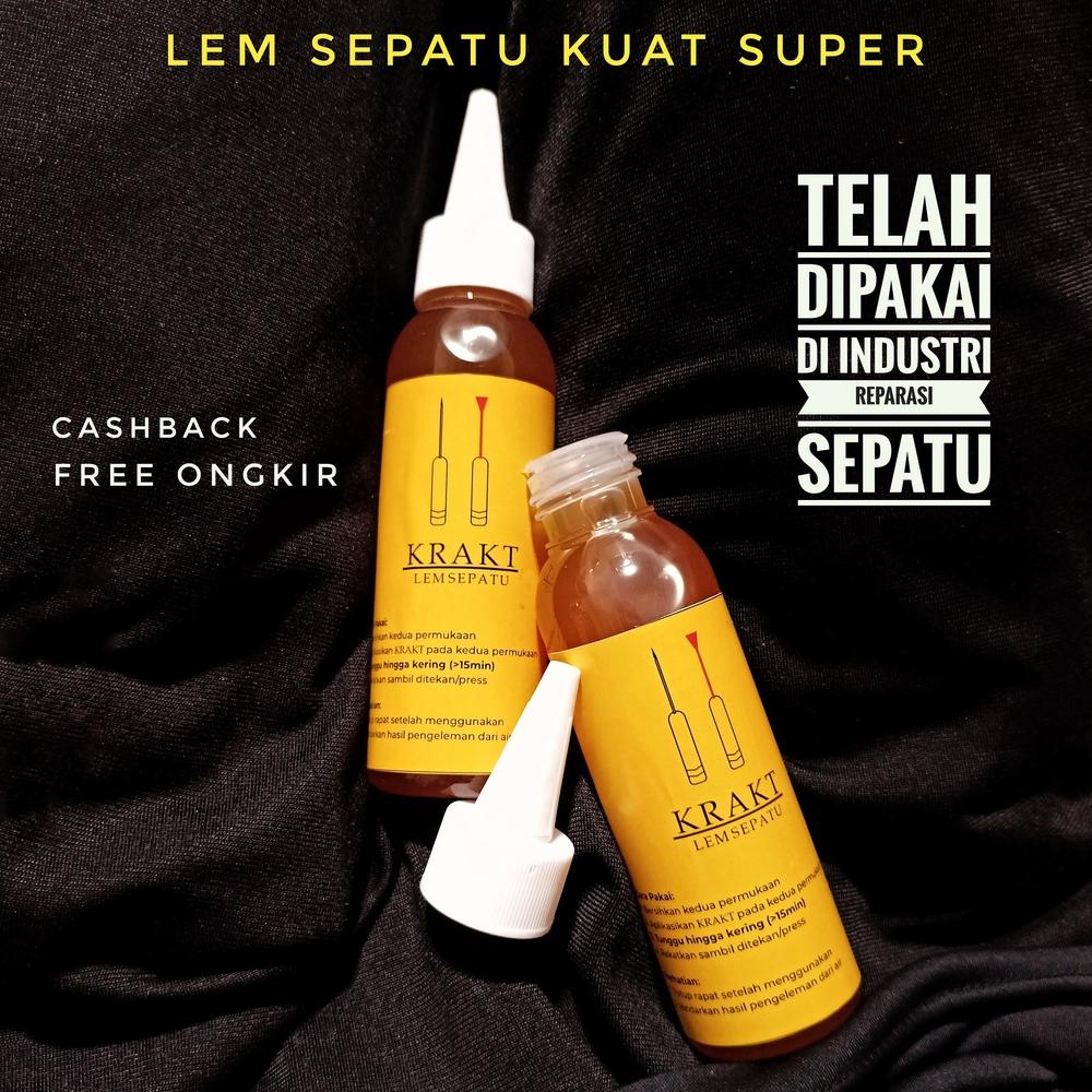 

Kekinian Lem Sepatu Kuat Super Kemasan 100 ml !!