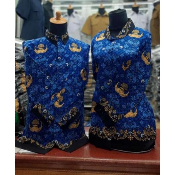 Baju Batik Kopri Pria-Baju Kopri Wanita Terbaru-Seragam Dinas Kopri