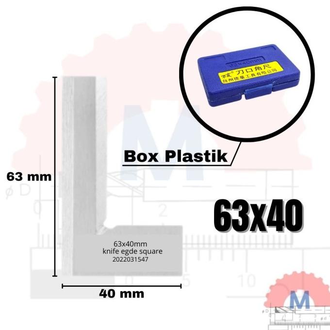 

Agni Penggaris siku presisi 90 degree precision square AD002