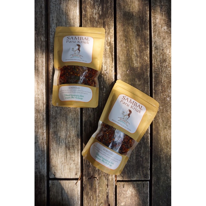 

Sambal Paru Kriuk Kemasan Pouch (Isi 170 Gram)