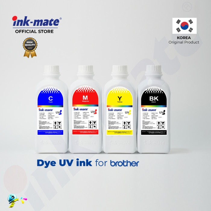 

Baru Tinta Dye Uv For Brother - Inkmate 1L Harga Spesial