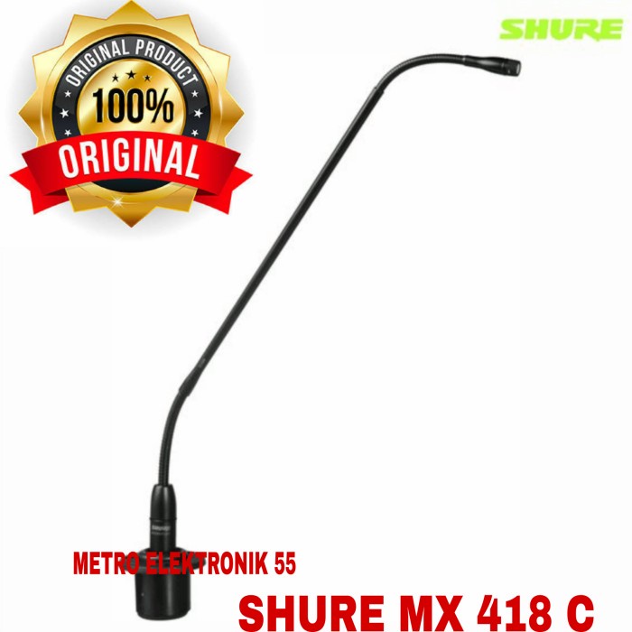 Mic SHURE MX 418 C Gooseneck,Podium Original