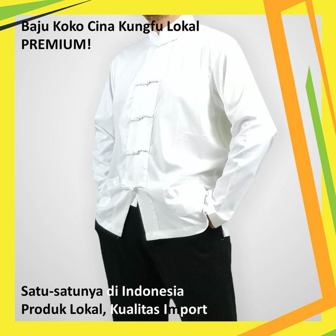 Terbaik Murah Kemeja Baju Koko Cina Kungfu Ipman Wingchun Lokal Tangan Panjang Terbaik