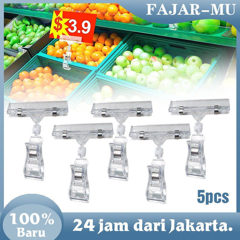 

5 Pcs Jepitan Harga Transparan Jepit Harga Price Tag Jepitan Harga Obral Price Tag Holder Jempol