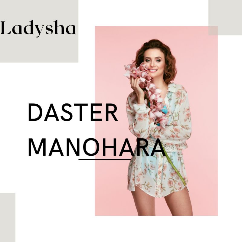 Daster Manohara Bali Panjang Motif Bunga